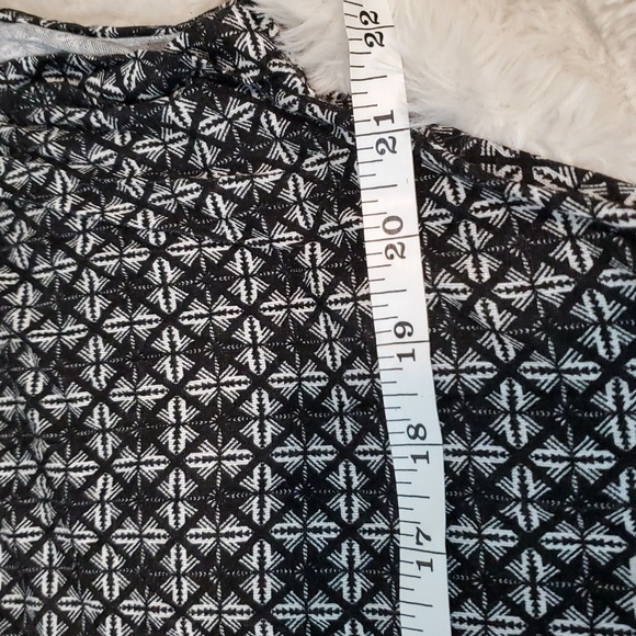 Jean Pascale Dress Tie Waist Black/white M - Picture 6 of 8